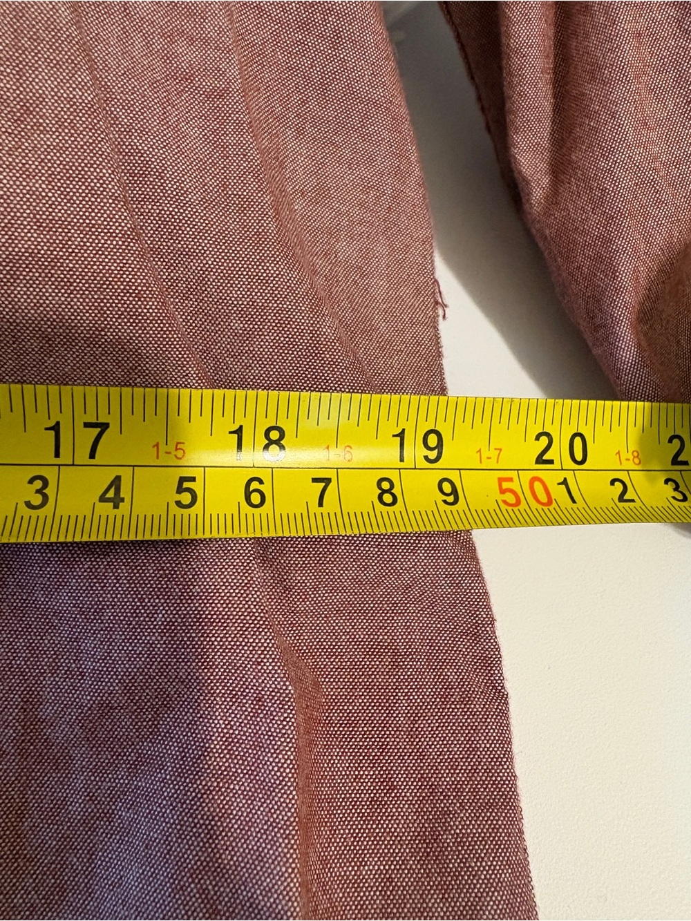 Red Camel Handcrafted Long Sleeve Button-Up Shirt in Heathered Burgundy Link New - Picture 14 of 16